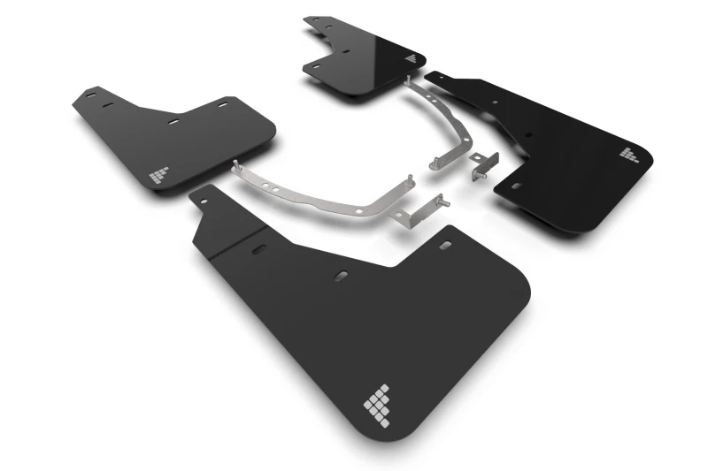 Rally Armor 22-24 Hyundai Ioniq 5 Schwarz UR Schmutzfänger Silber Batterie Logo