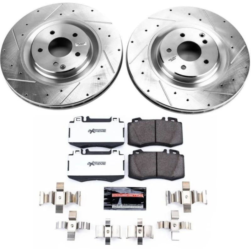 powerstop_K6585-26-67945c9caf713 Power Stop 02-04 Mercedes-Benz C32 AMG Front Z26 Street Warrior Brake Kit