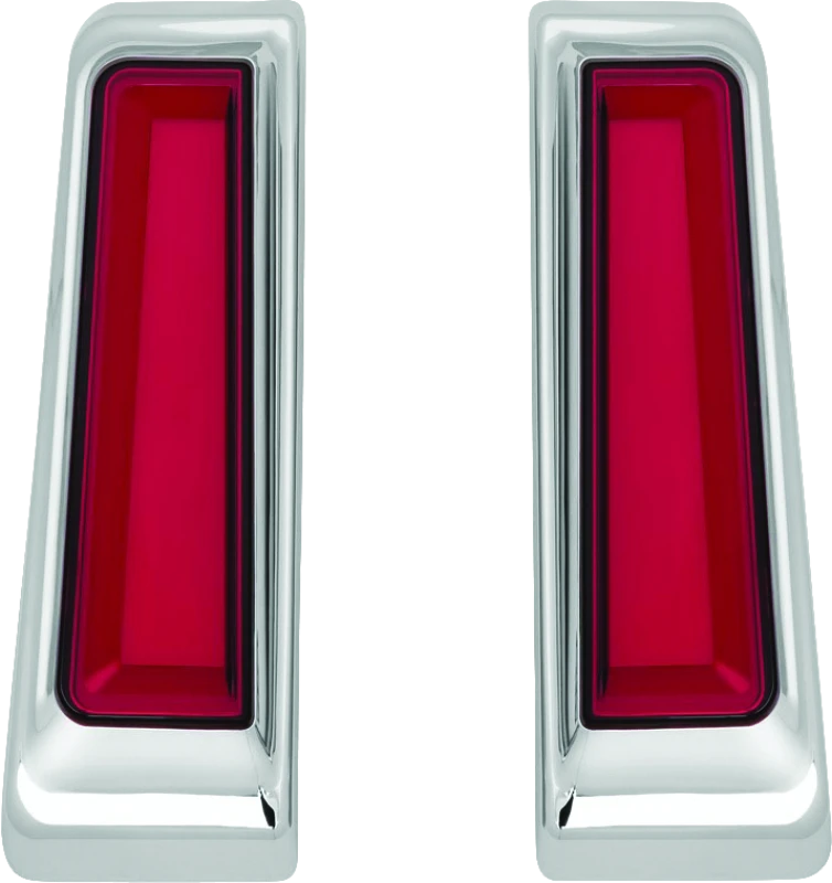 Kuryakyn Tracer L.E.D. Inserts For Saddlebag Supports Chrome