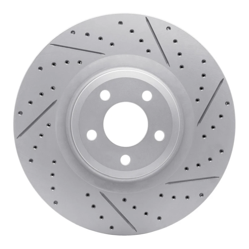 DFC 20-26 Ford Explorer Front Right Drilled & Slotted Geoperformance Rotor