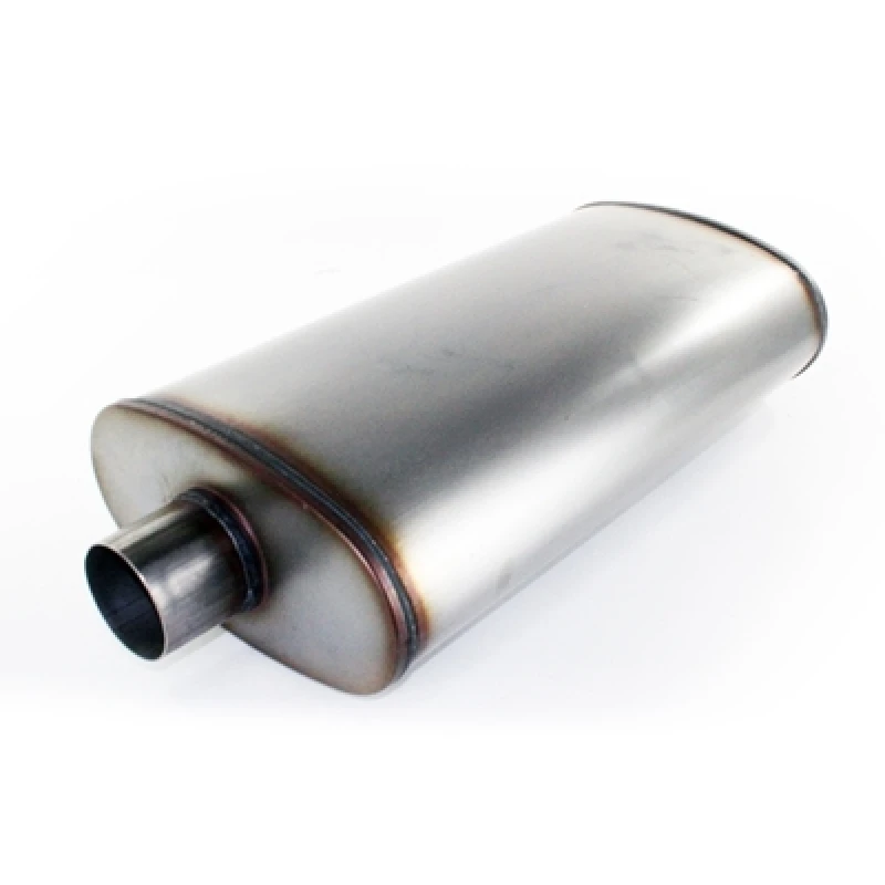 aFe MACHForce XP Auspufftöpfe SS-409 Auspufftöpfe 3 Zoll Ein/Aus 5x11 Körper gebürstet