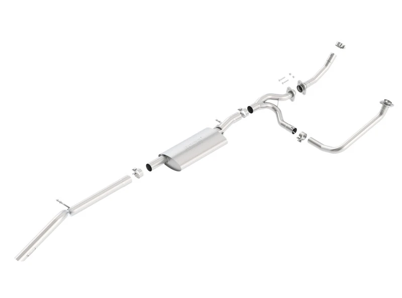 Borla 12-15 Jeep Wrangler 3.6L V6 Automatik-/Schaltgetriebe Turndown-Spitze Dual-Linker Auspuff