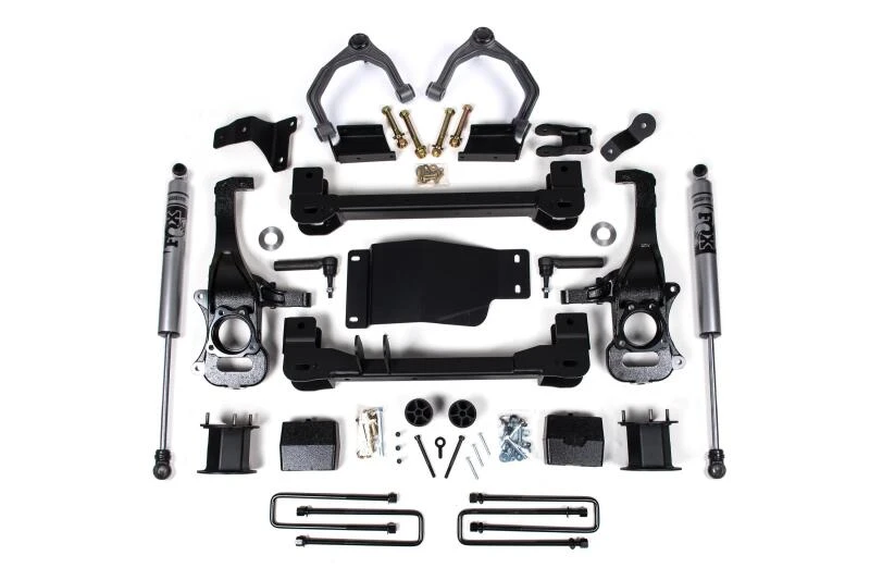 Zone Offroad 4 Zoll Lift Kit mit FOX Shocks für 2019–2023 Chevy/GM Trail Boss/AT4 1500 4WD