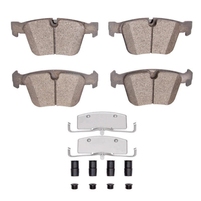 DFC 07-14 Mercedes-Benz R63 AMG Rear 5000 Advanced Low Metallic Brake Pads and Hardware Kit