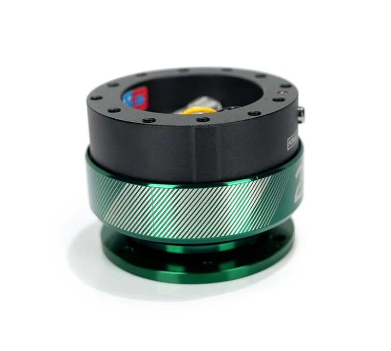 NRG Quick Release Gen 2.0 – 20 Year Anniversary Black Body / Emerald Ring
