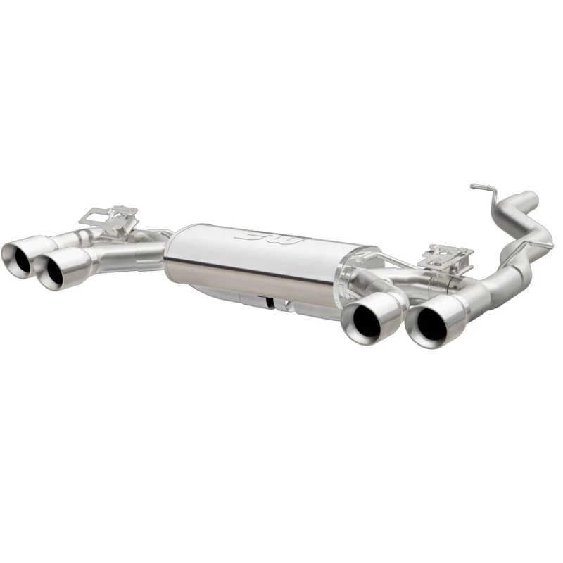 MagnaFlow-System C/B 2015-2017 Volkswagen Golf R 3 Zoll Poliertes SS Quad-Tip-Split-Rear-Exit