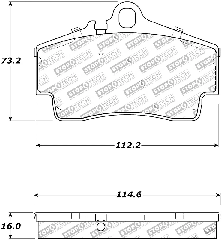 stoptech_308.07380-6794e14e1a882 StopTech Street Touring 97-04 Porsche Boxster / 00-08 Boxster S Rear Brake Pads
