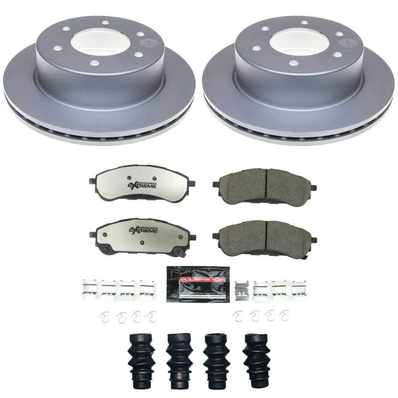 Power Stop 19-23 Ford Ranger Rear Z36 Coated Truck & Tow Brake Kit