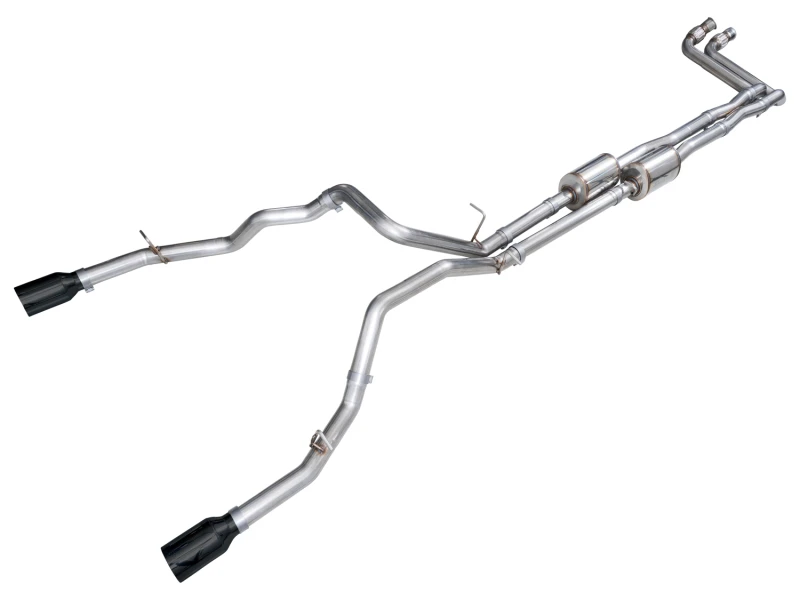 AWE Tuning 2025+ RAM 1500 3.0TT Rebel 0FG Cat-Back Exhaust w/ Diamond Black Tips