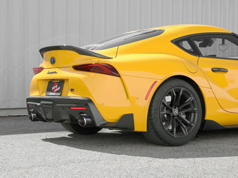 aFe POWER Takeda 2021 Toyota Supra 2.0L (t) 2,5 Zoll-3 Zoll 304 SS CB Auspuff mit Carbon-Spitzen