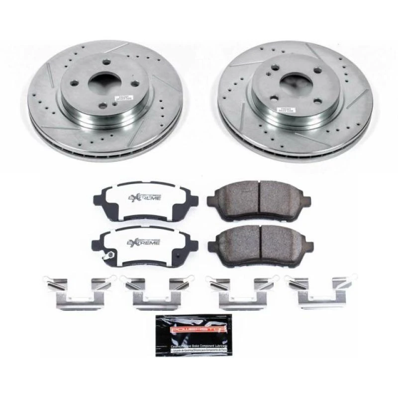 powerstop_K6344-26-67944ad331e3d Power Stop 11-14 Mazda 2 Front Z26 Street Warrior Brake Kit