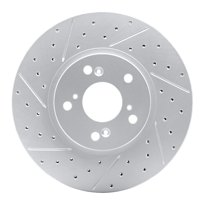 DFC 99-14 Acura CL Front Left Drilled & Slotted Geoperformance Rotor
