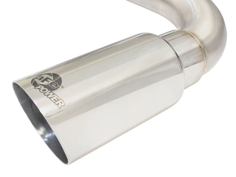 aFe MACHForce XP SS-304 Polierte Spitze 2,5 Zoll Durchmesser Kat Abgasanlage 12-14 BMW 335i (F30) 3,0L (t)