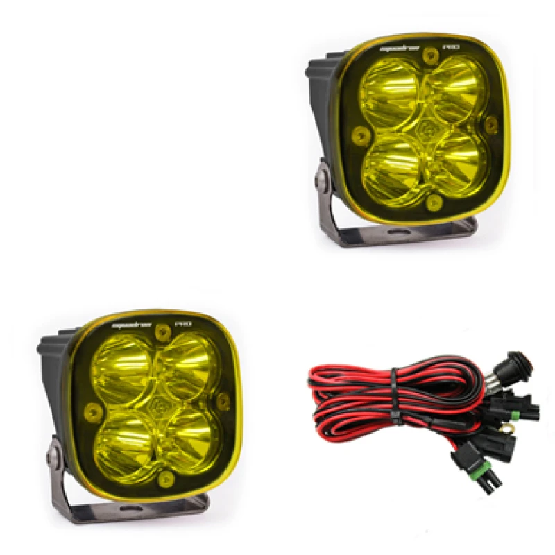 Baja Designs Squadron Pro Series Work/Scene Pattern LED Light Pods - Amber