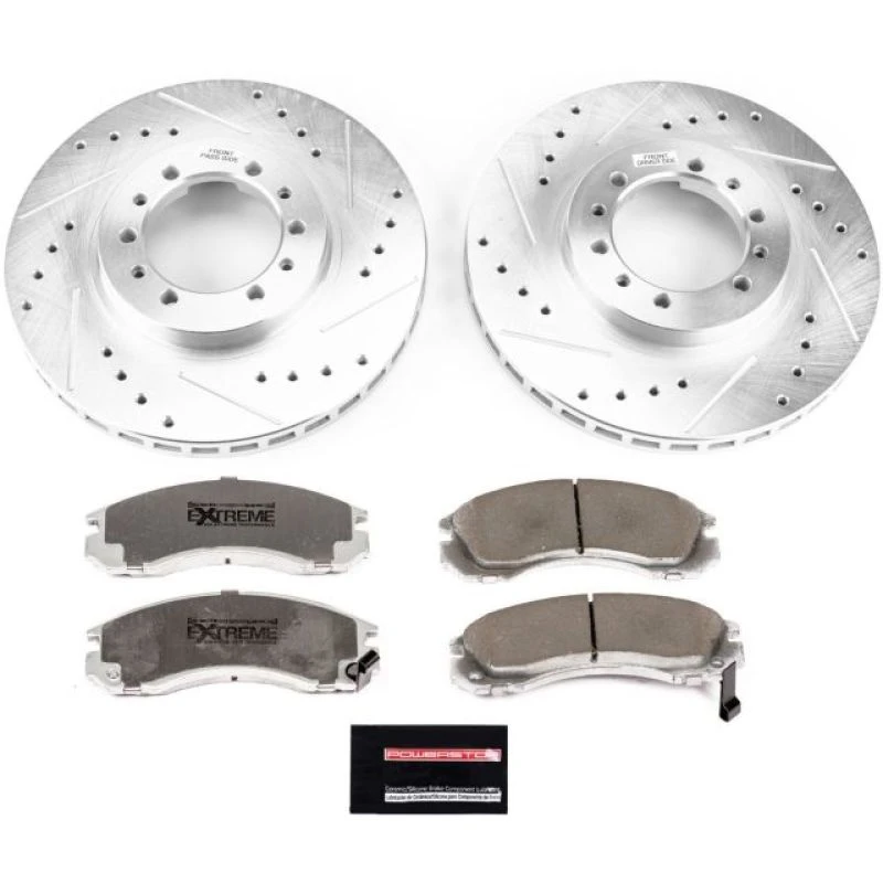 Power Stop Front Z26 Street Warrior Brake Kit for 91-96 Mitsubishi Montero