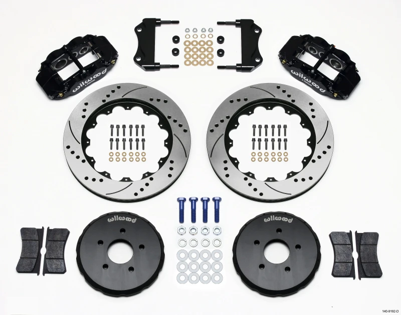 Wilwood Narrow Superlite 6R Front Hat Kit 14,00 Zoll Bohrungen Nissan 350Z/Fiti G35