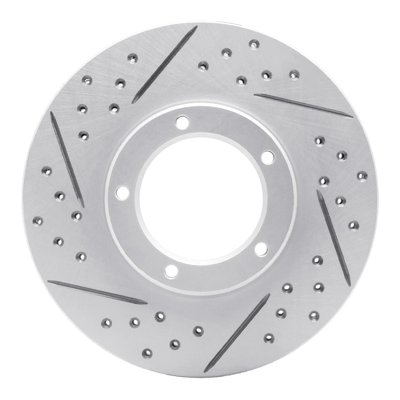 DFC 95-04 Toyota Tacoma Front Left Drilled & Slotted Geoperformance Rotor