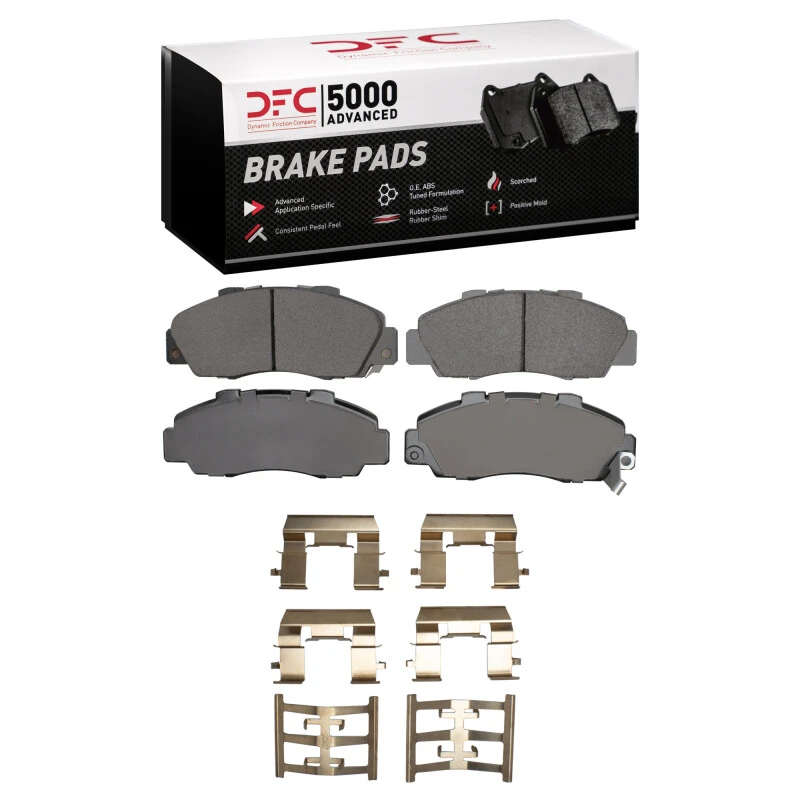DFC 91-05 Acura LEGEND Front 5000 Advanced Ceramic Brake Pads and Hardware Kit