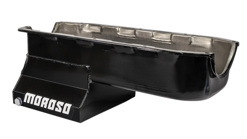 Moroso Pre-85 Chevrolet Small Block (w/2 Piece Rear Main Seal) Wet Sump 7qt 8.25in Steel Oil Pan