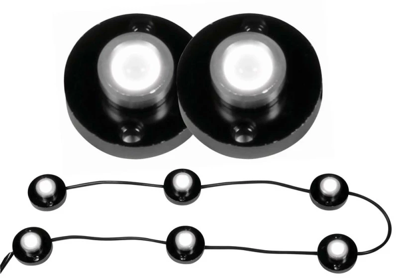 ANZO Bett-Reling-Leuchten Universal LED Heavy Duty 6 Pod LED Bett-Reling-/Rock Crawler-Beleuchtung