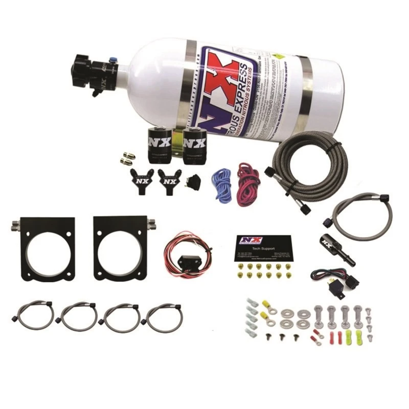 Nitrous Express 13-17 Dodge Viper (Gen-V) Nitrous-Platten-Kit (50-400PS) mit 10lb-Flasche