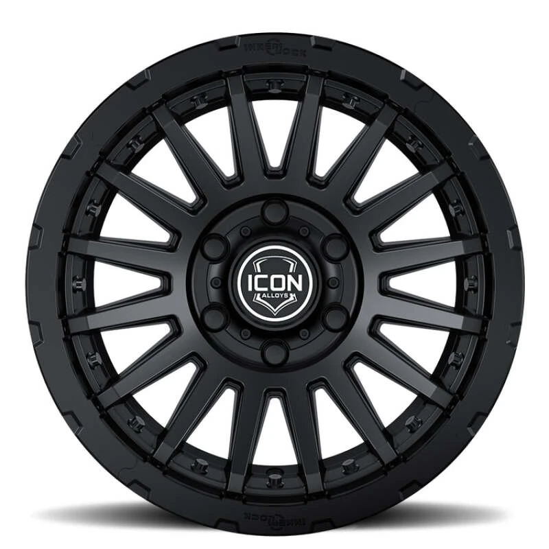 Icon Alloys Recon Pro Satin Black - 18 X 9 - 6 X 5.5 - 0MM 5in BS