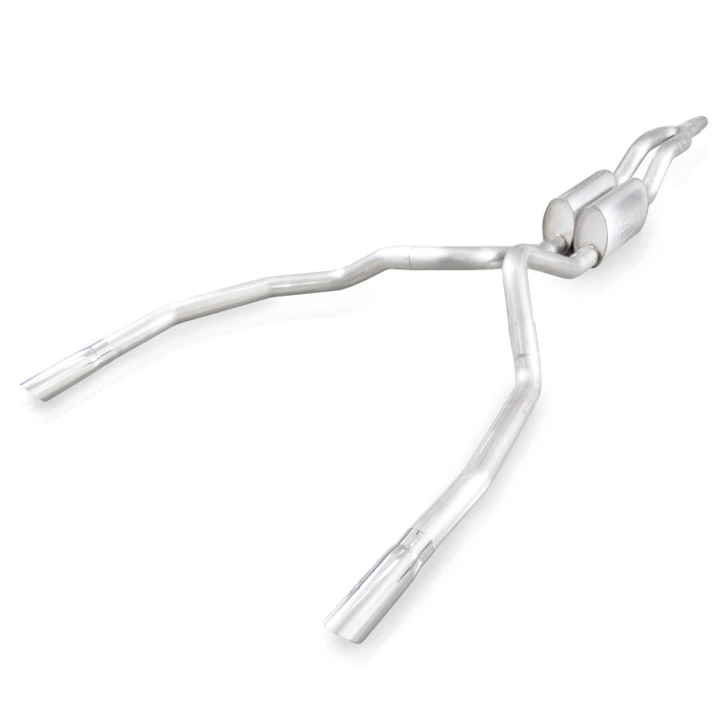 Stainless Works 2010-14 Ford Raptor 3-Zoll-Abgasanlage Y-Pipe S-Tube Mufflers unter dem Stoßfänger Ausgang