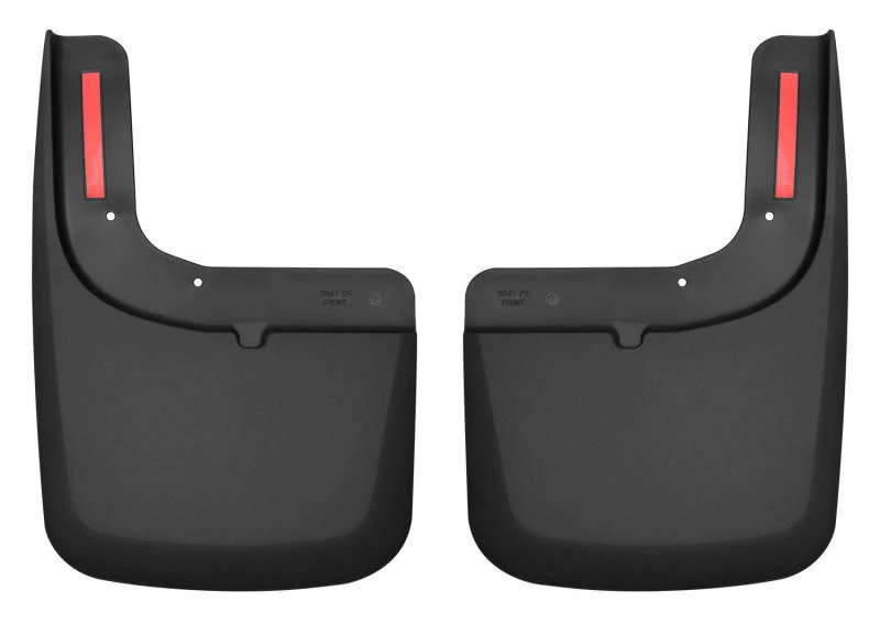 Husky Liners 2017 Ford F-250 / F-350 Super Duty Black Front Mud Guards (w/Flares)