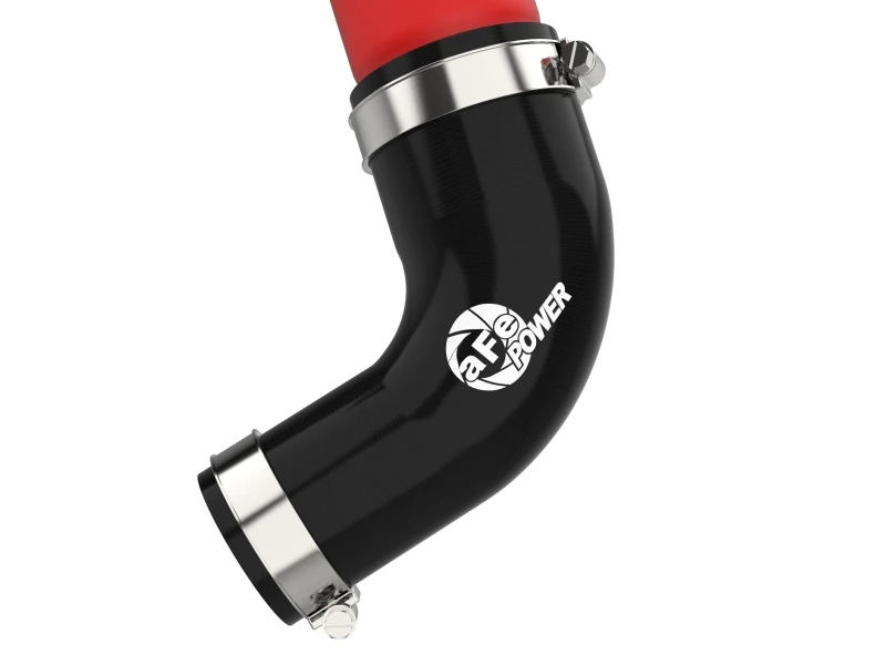 aFe 2022 Toyota Land Cruiser (J300) V6-3.5L (tt) BladeRunner 2.5in Aluminum Hot Charge Pipe - Red