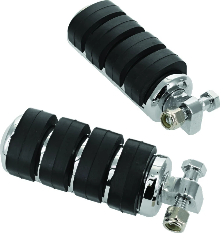 Kuryakyn ISO Peg Large mit Male Adapter Chrome (Paar)