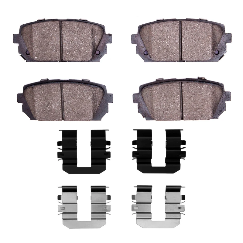 DFC 07-12 Kia Rondo (USA) Rear 5000 Advanced Ceramic Brake Pads and Hardware Kit