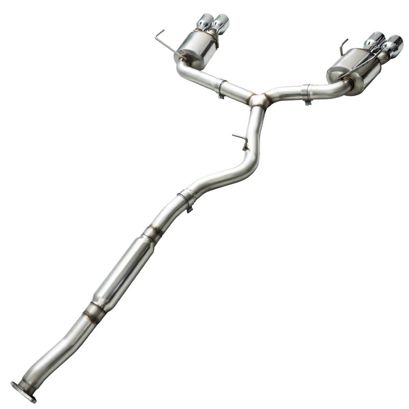 AWE Tuning 2015+ Subaru WRX VA Limousine Touring Edition Auspuff - Chrom-Silber Spitzen (102mm)