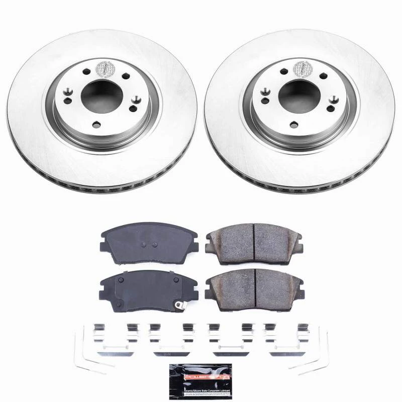 Power Stop 17-22 Kia Sportage Front Z23 Coated Brake Kit