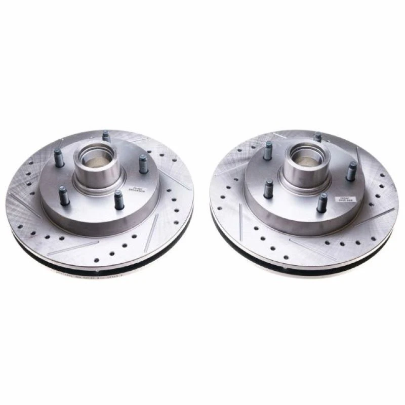 powerstop_AR8728XPR-6794526fe009f Power Stop 94-99 Dodge Ram 1500 Front Evolution Drilled & Slotted Rotors - Pair