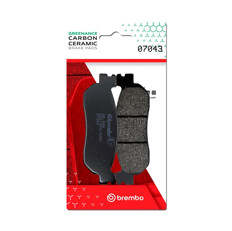 Brembo OE Carbon Ceramic Brake Pad for MBK Skyliner / Yamaha X-City / Yamaha X-Max / Yamaha YP - Rear