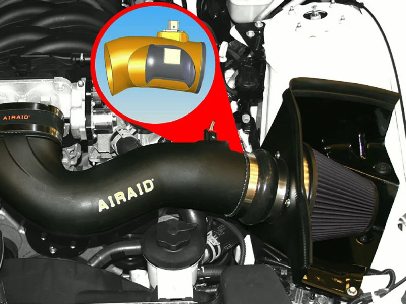 airaid_452-172-6792d76267943 Airaid 05-09 Mustang GT 4.6L MXP Einlasssystem mit Rohr (Trocken / Schwarzes Medium)
