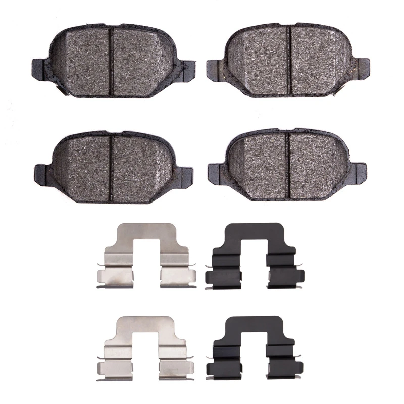 DFC 09-19 Fiat 500 (USA/Canada) Rear 5000 Advanced Ceramic Brake Pads and Hardware Kit
