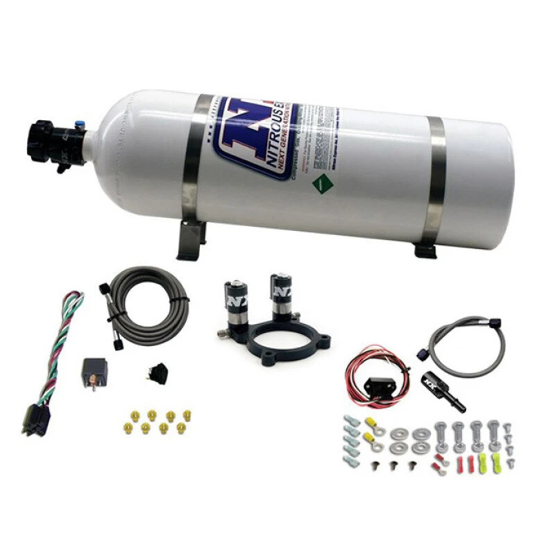 Nitrous Express Ford 3.5L/3.7L V6 Nitrous Plate Kit w/5lb Bottle