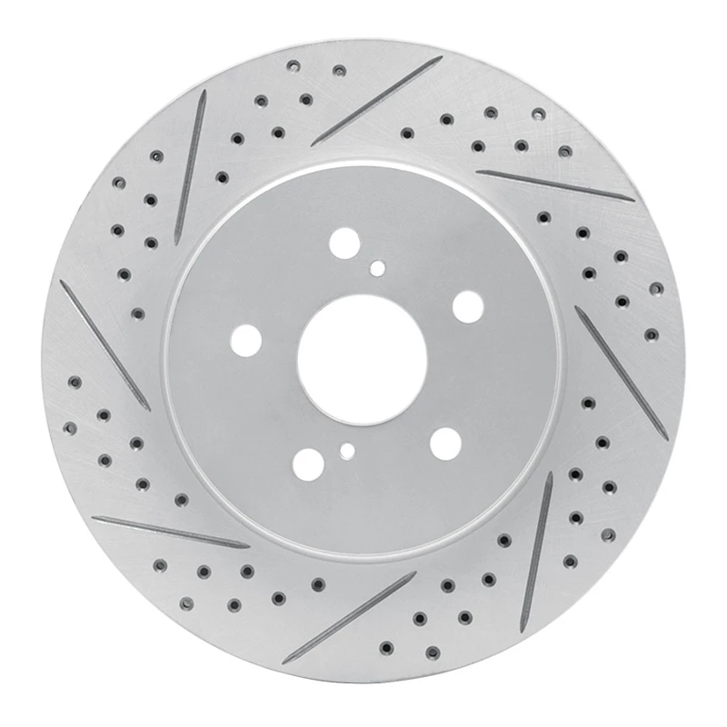 DFC 04-09 Lexus Rx350 Front Left Drilled & Slotted Geoperformance Rotor