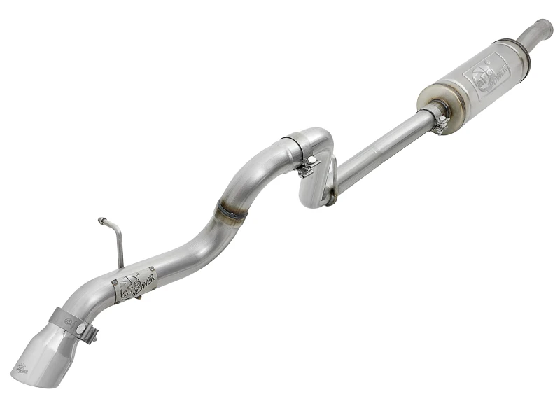 aFe MACH Force-Xp 2,5-Zoll-Kat-Back-Hoch-Tuck-Abgasanlage 18-21 Jeep Wrangler (JL)3,6L 4-Türig - Polierte Spitze