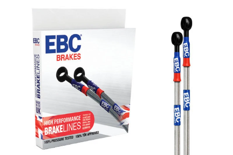 EBC 2015+ Ford Mustang (6th Gen) 2.3T w/Performance Package Stainless Steel Brake Line Kit