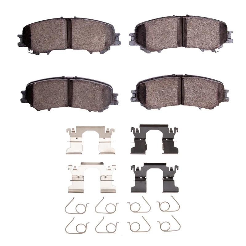 DFC 17-24 Nissan Titan Rear 5000 Advanced Ceramic Brake Pads and Hardware Kit