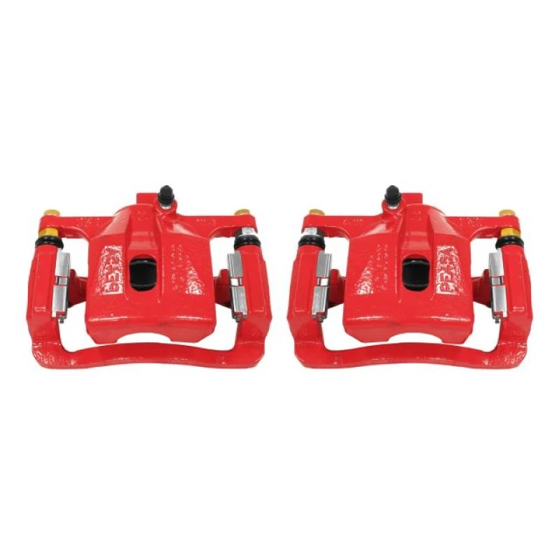 Power Stop 06-10 Hummer H3 Rear Red Calipers w/Brackets - Pair