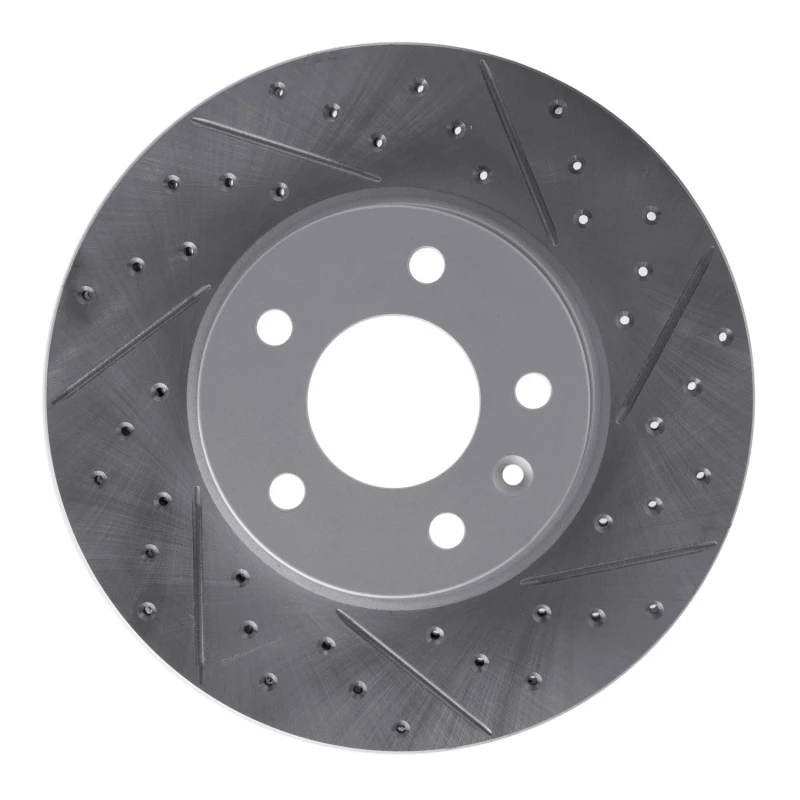 DFC 13-25 Cadillac Ct4 Front Right Drilled & Slotted Geoperformance Rotor
