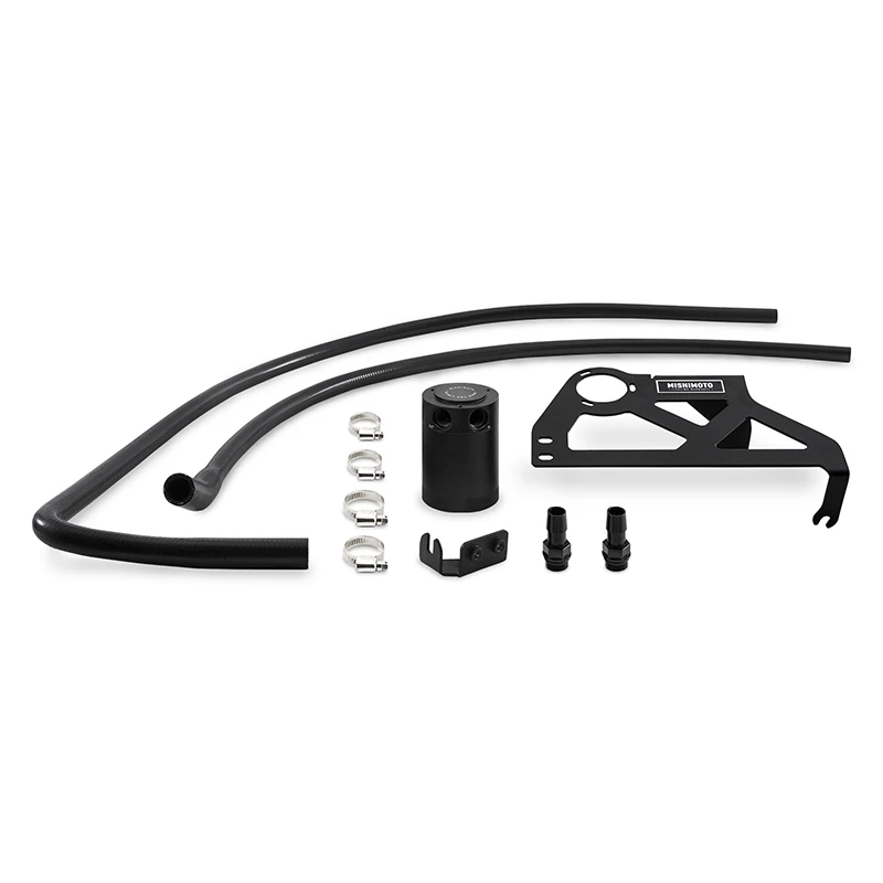 Mishimoto 12-18 Jeep Wrangler JK Öl-Auffangbehälter-Kit - Schwarz