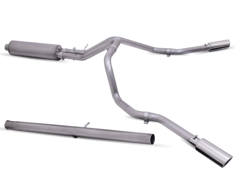gibson_65714-67965464b63a2 Gibson 20-22 Silverado/GMC Sierra 2500 HD 6.6L Crew Cab (Langbett) Cat-Back Dual Extreme Auspuff