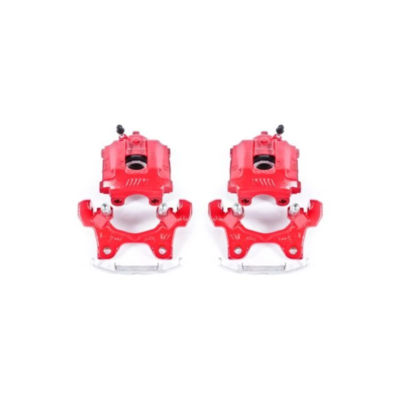 Power Stop 95-99 BMW M3 Rear Red Calipers w/Brackets - Pair