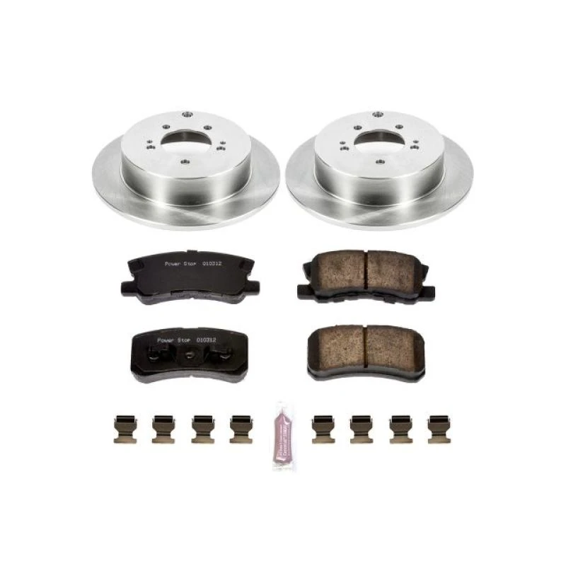 Power Stop Rear Autospecialty Brake Kit for 09-15 Mitsubishi Lancer