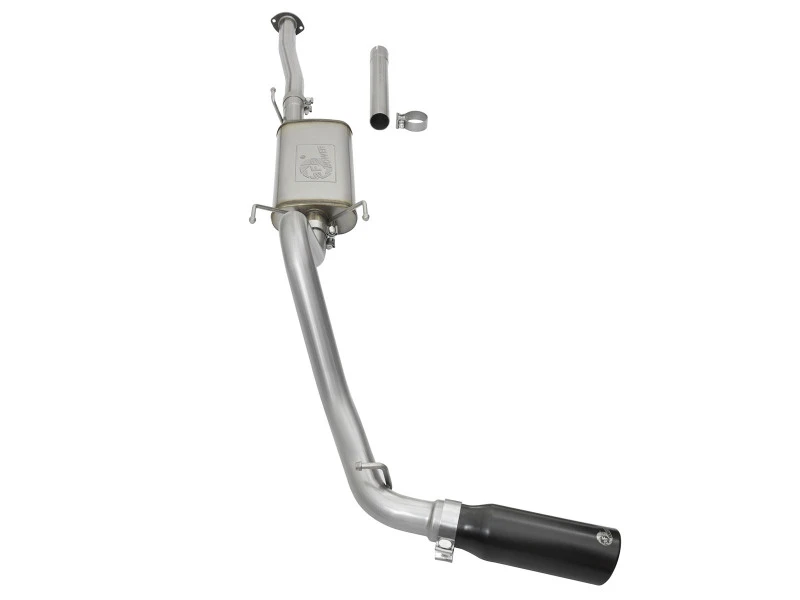 aFe MACHForce XP Kat-Back-Edelstahl-Auspuffanlage mit schwarzen Endrohren für Toyota Tacoma 05-12 L4-2.7L