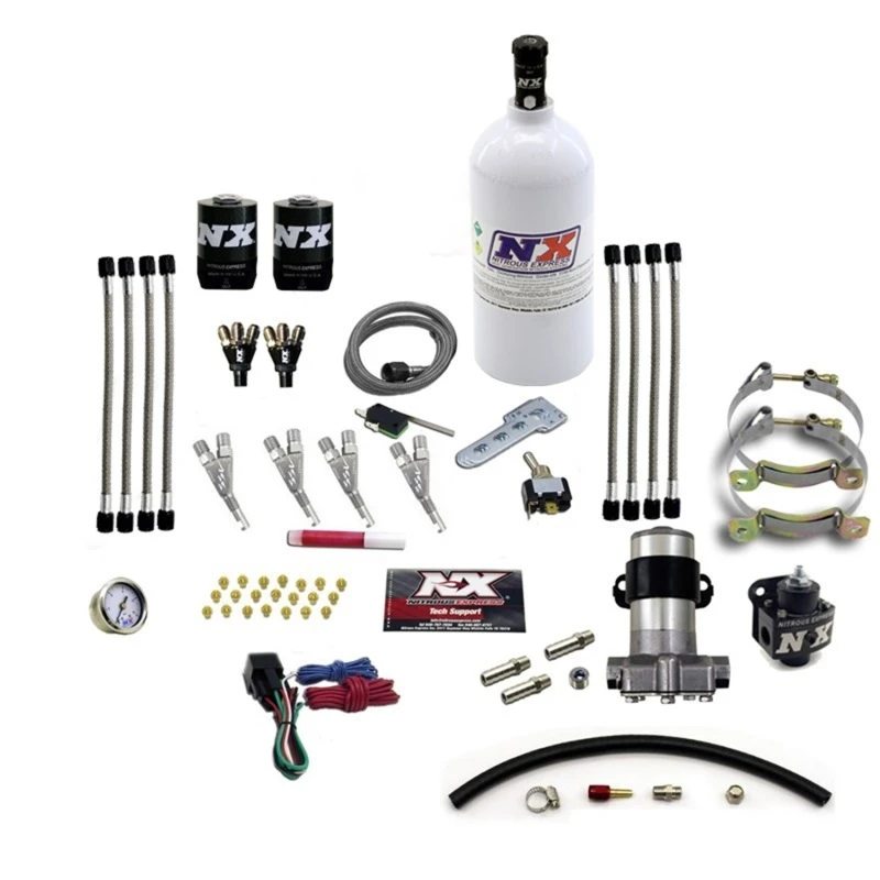 Nitrous Express 4-Zylinder-Vortec-Nitrous-Kit (Pro-Mod) mit 2,5-Liter-Flasche
